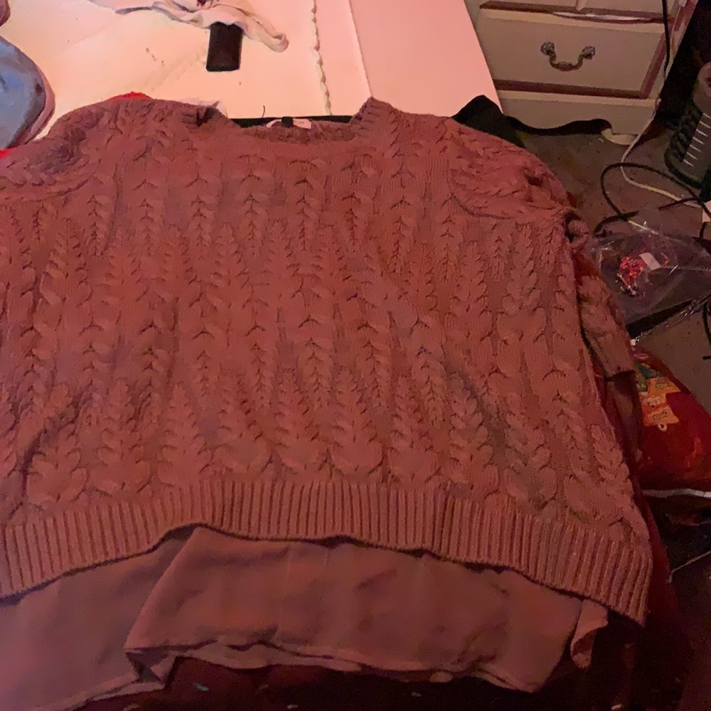 Blush pink sweater